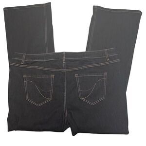 Lane Bryant Genius Fit Jeans Bootcut Dark Wash stretch size 24 Regular NWOT